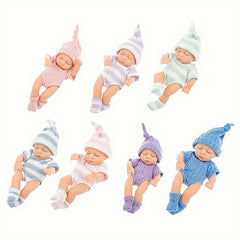 7in Doll with Clothes, Hats, Socks - Birthday Gift