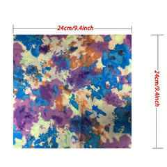 6pcs Multicolor Floral Fabric Sewing Quilting Material
