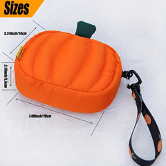 Halloween Pumpkin Makeup Bag Mini Zipper Makeup Pouch