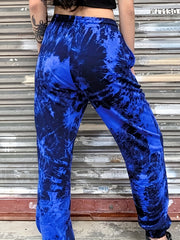 Tie Dye High Waist Harem Drawstring Pants