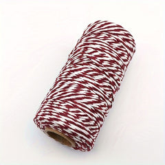 100m Cotton Rope Christmas Gift Packaging 2mm Thick Tape Vase Decoration