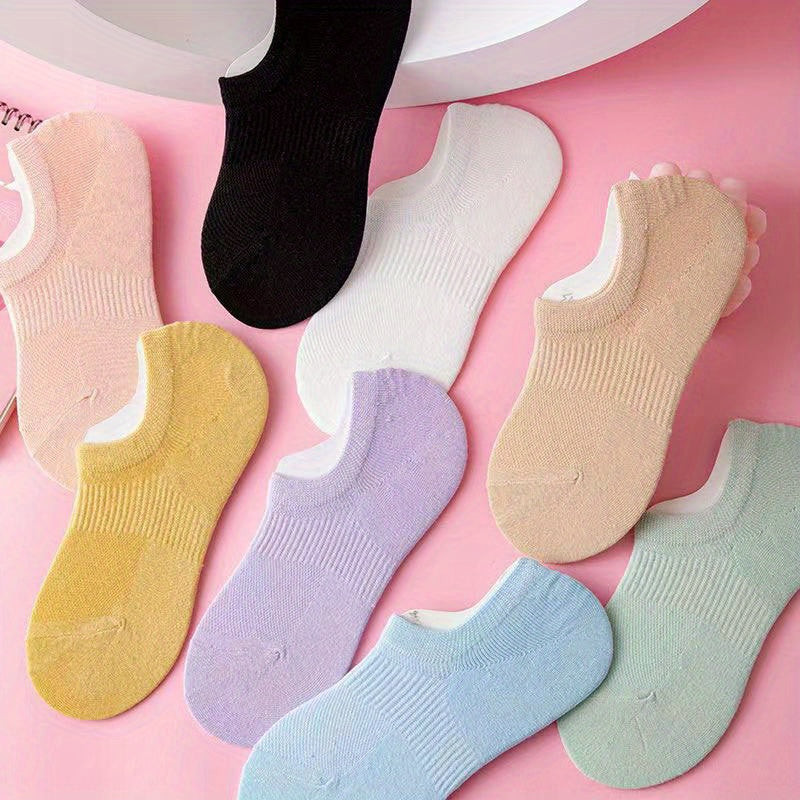 8 Pairs Low Cut Ankle Socks Women's Stockings