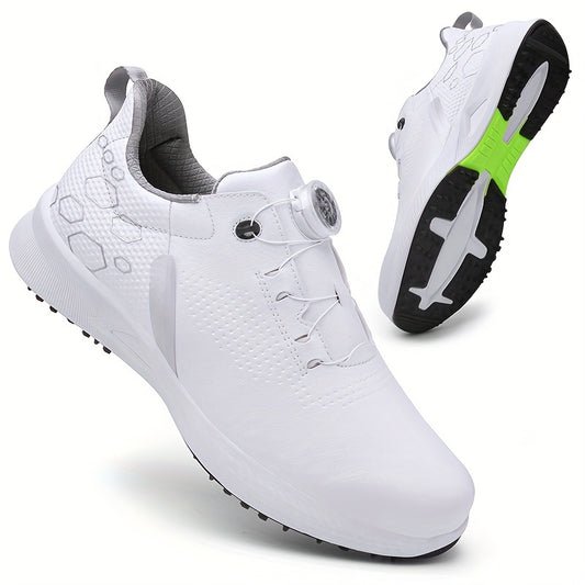 Men's Non-Slip Golf Shoes with Rotary Buckle