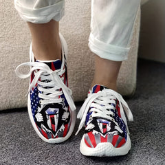 Women's Cartoon Printed Outdoor Sneakers Lightweight Running Shoes