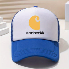 Colorblock Baseball Cap Mesh Trucker Hat Sun Protection