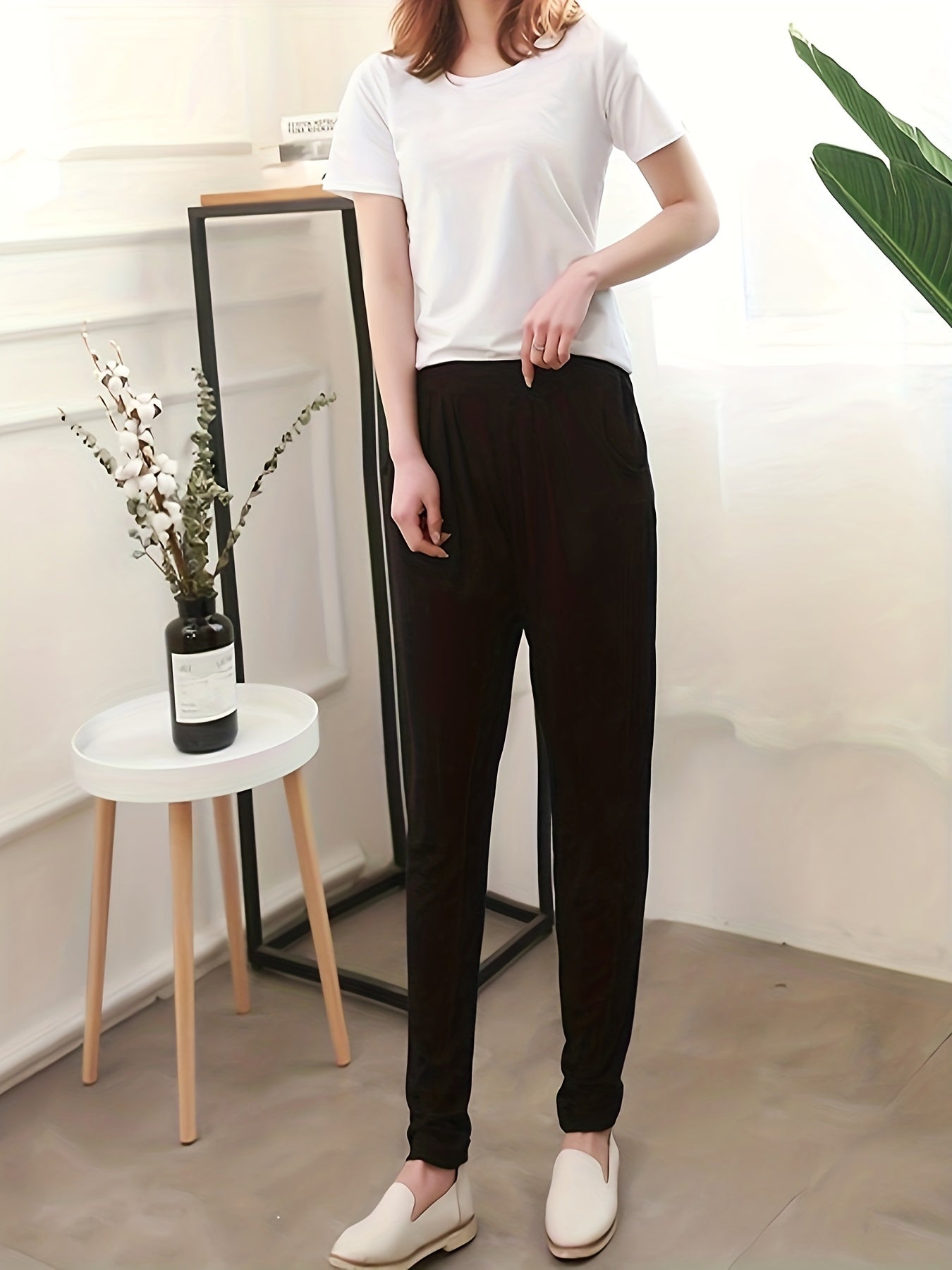 Quick Dry Outdoor Hiking Pants Elastic Waist Lightweight