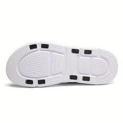 Men's Open Toe Non Slip Hook And Loop Sandals Quick Drying Beach Shoes