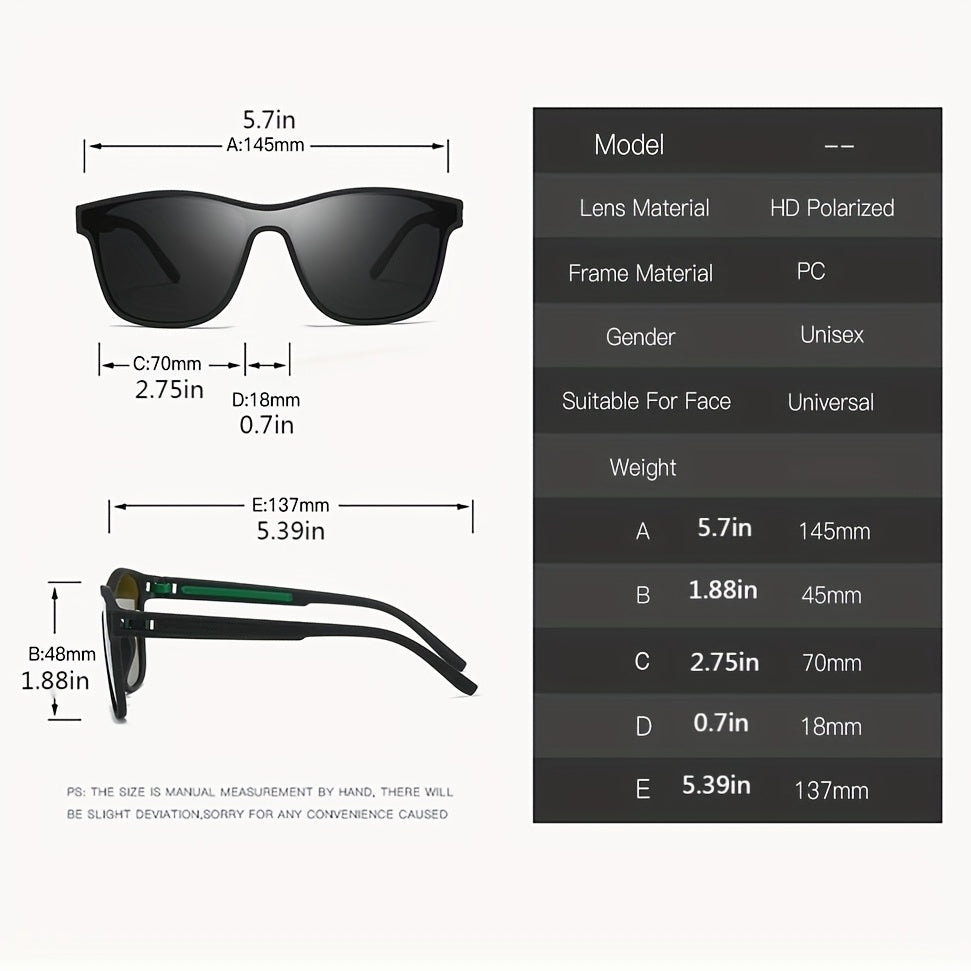 Men's Polarized Lens Sunglasses UV400 Glasses