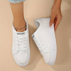 Women's Lace-up Skate Shoes Lightweight Sneakers
