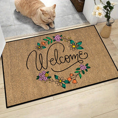 Welcome Mat Front Door Outdoor Entrance Non-slip Mat