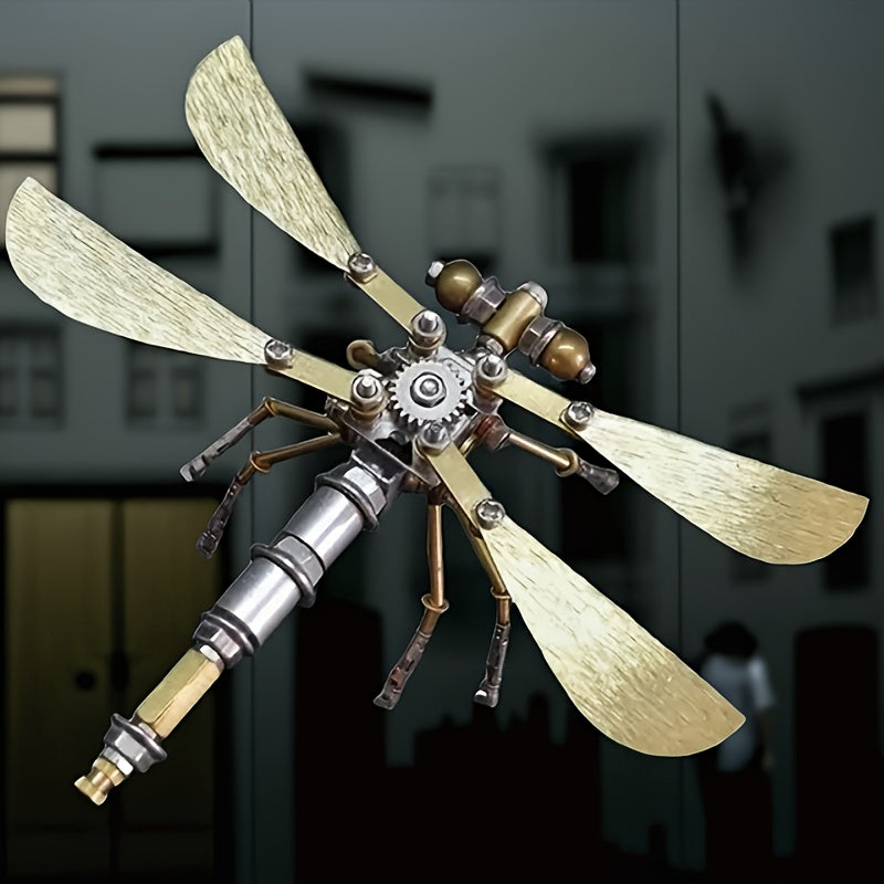 Mechanical Dragonfly Steampunk Metal 3D Jigsaw Puzzle Toy