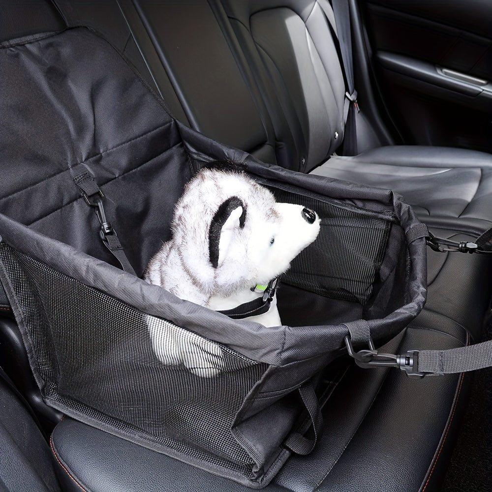 Kuajing Pet Cushion Dog Car Cat Car Mesh Hanging Bag Travel Car