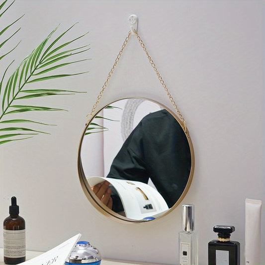 Decorative Wall Mirror with Chain for Bathroom Bedroom Living Room