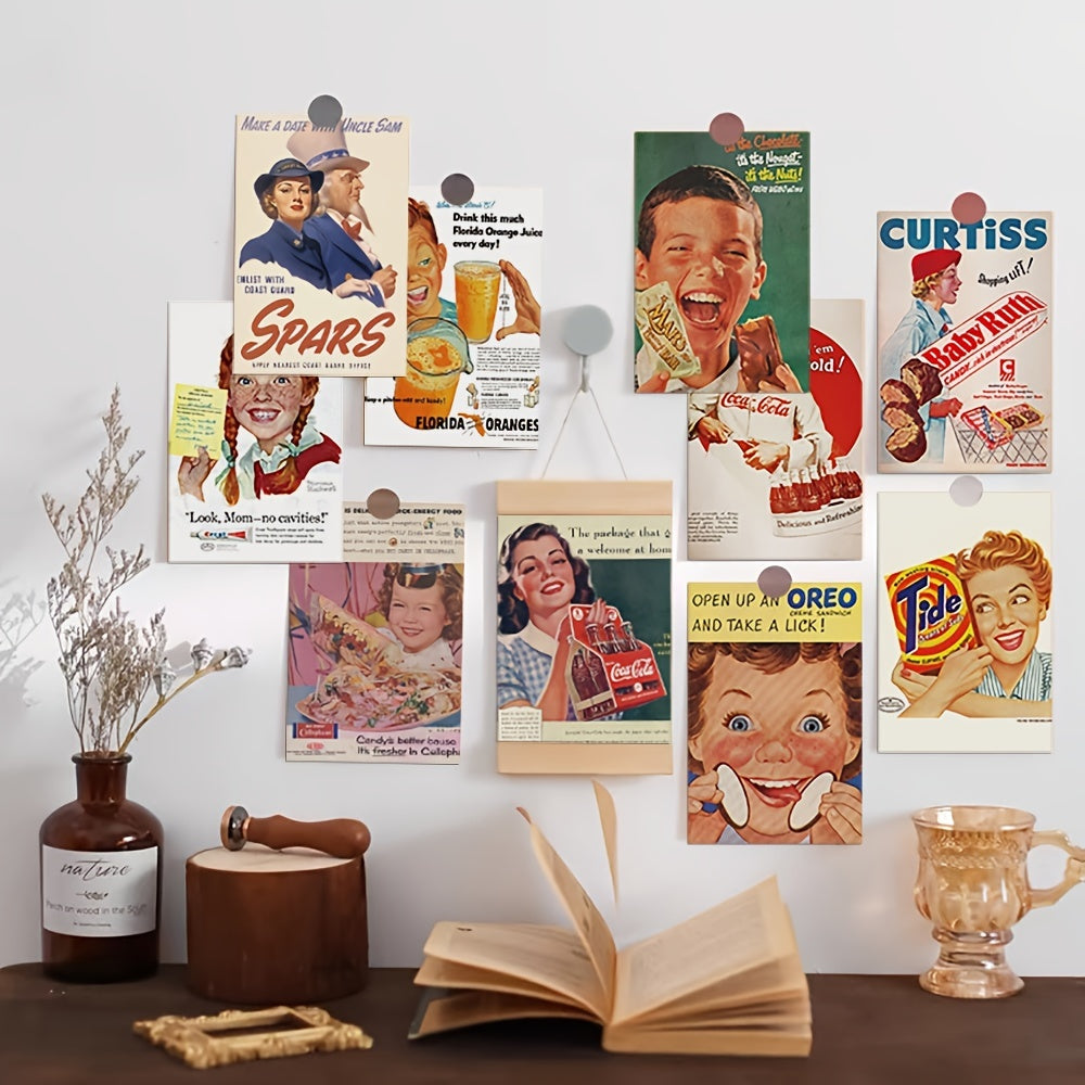 American Style Postcards for Bedroom Wall Decor