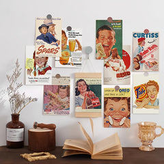 American Style Postcards for Bedroom Wall Decor