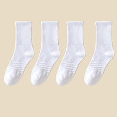 2 Pairs Classic Crew Socks Women's Stockings