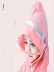 Girls Unicorn Hooded Raincoat Poncho - Outdoor Wear