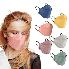 60pcs KF94 Face Masks 4 Layer Disposable Safety Protection for Adults