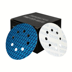 70pcs Diamond Shape 12.7cm Sanding Disc Assorted 8 Hole Hook and Loop