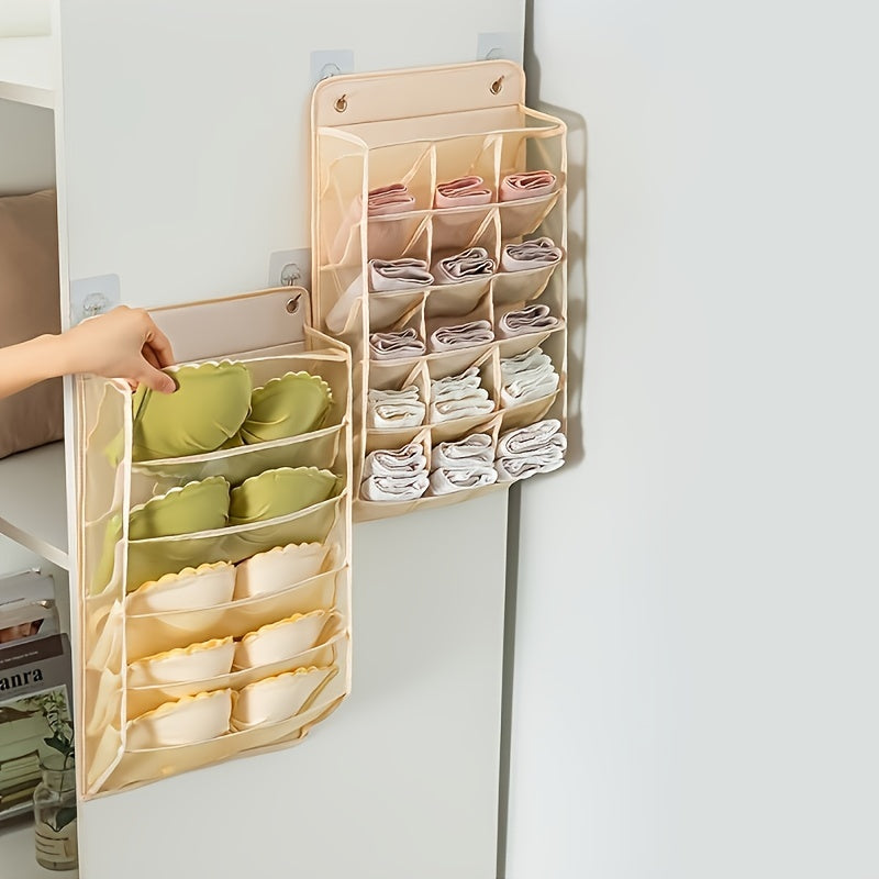 1pc Wall Hanging Storage Bag Underwear Socks Hanging Storage Bag