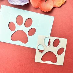 Cat Paw Die Cuts Dog Paw Cutting Die Stencil Cat Claw Embossing Stencil