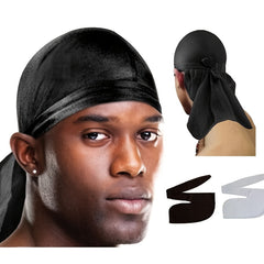 DU RAG Pirate Hat Basketball Bandana Slim Sweat absorbing For Hip Hop