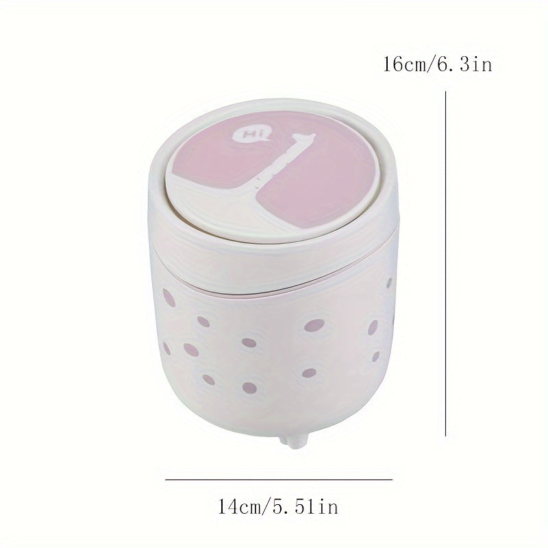 1pc Desktop Paper Basket Office Supplies