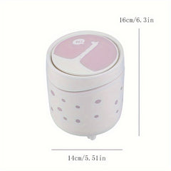 1pc Desktop Paper Basket Office Supplies