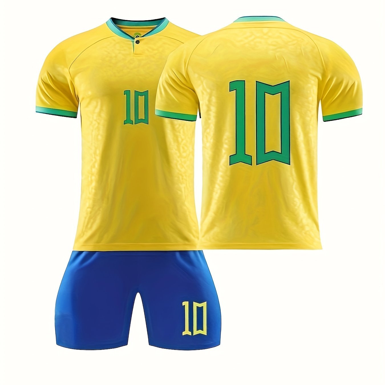 Kids Soccer Football Jersey Gift Set For Boys & Girls Soccer Practice