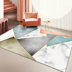 Modern Anti Fatigue Velvet Floor Mat Soft Non Slip Carpet