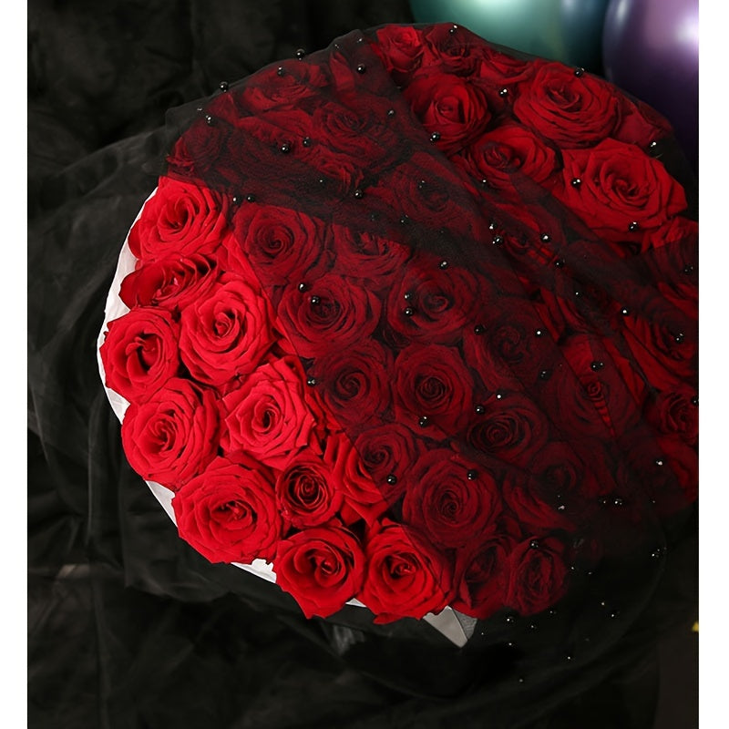 Pearl Yarn Flower Packaging Fairy Yarn With Pearl Bouquet Flower Wrapping
