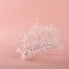 Girls Feather Hair Hoop Princess Headwear Hair Accessories