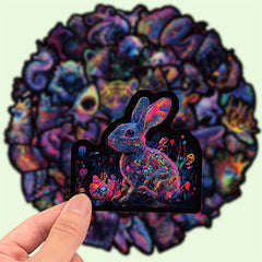 50 Pack Colorful Animal Stickers Vinyl Decals for Laptop Water Bottle Luggage