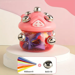 Colorful Pull String Toy for Babies Montessori Early Education Toy for Toddlers
