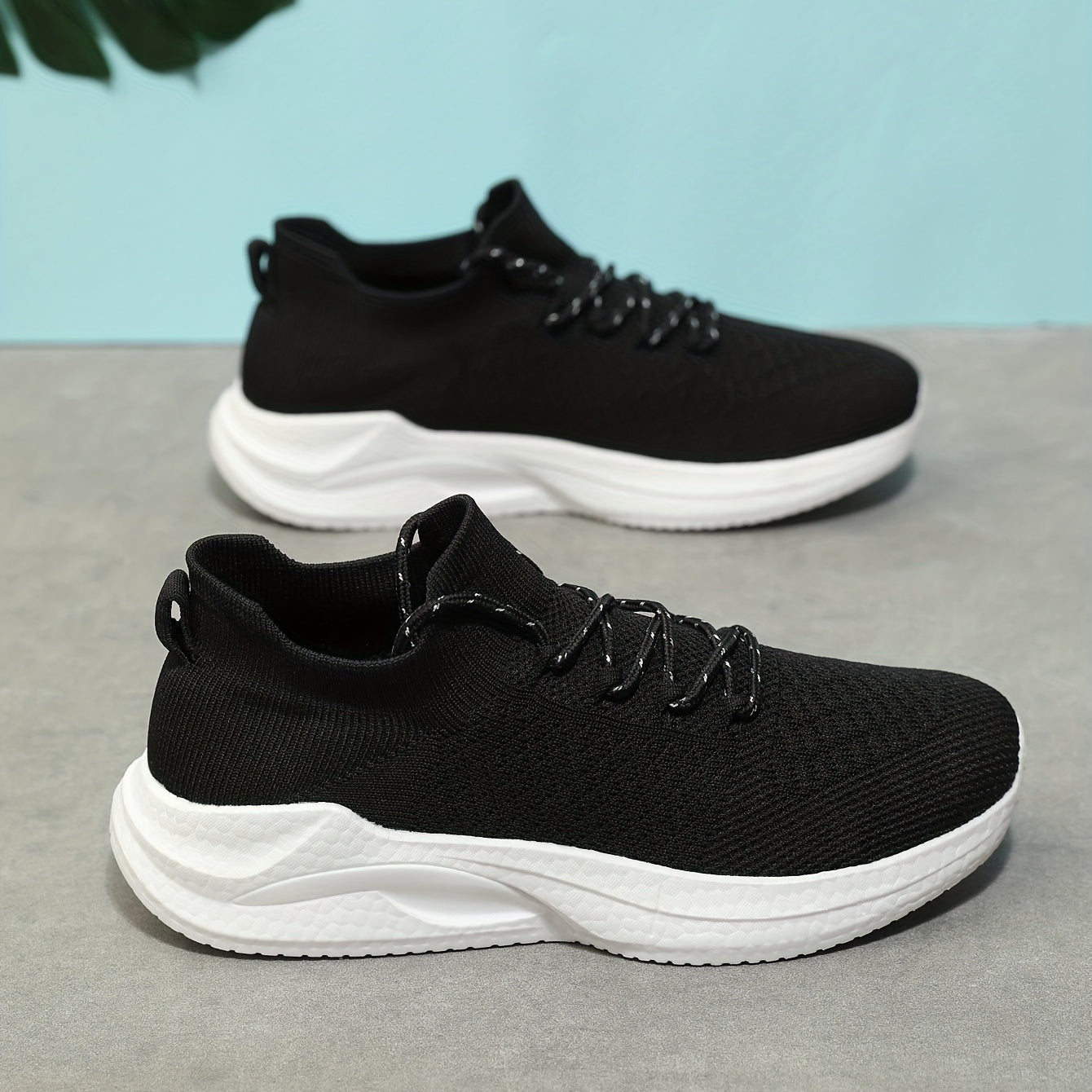 Men's Lightweight Knitted Casual Shoes for Traveling Hiking