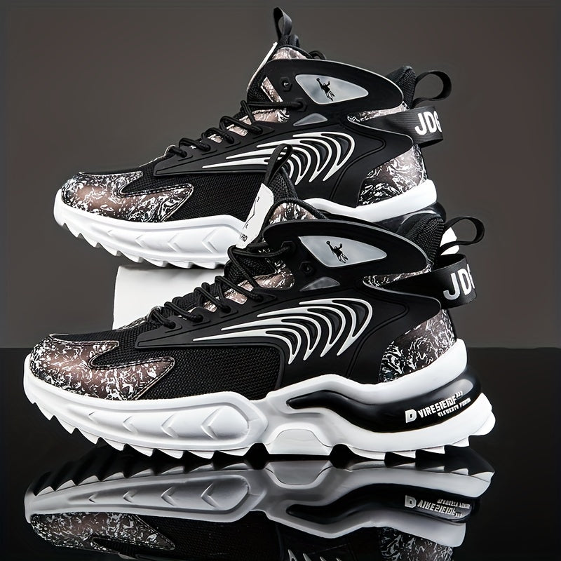 Men's Casual Lace-up Sneakers Comfortable Walking Shoes