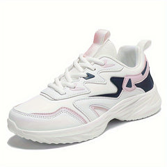 Women's Low Top Breathable Running Shoes Soft Sole Lightweight Chunky Sneakers