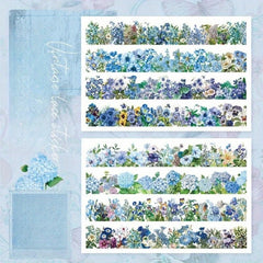 School Supplies Sticker Pack Blooming Garden Series for Journaling 4 Sheets