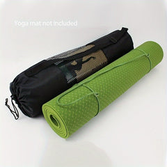 Yoga Mat Storage Bag Drawstring Mesh Backpack