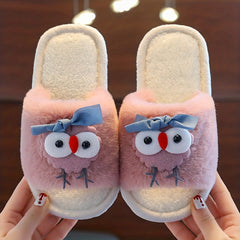 Girls Cartoon House Shoes Non Slip Soft Bottom Walking Shoes