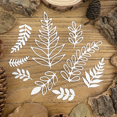 Green Leaves Branch Metal Cutting Dies DIY Scrapbooking Cards
