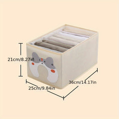 Cartoon Clothes Storage Box Indoor Drawer Storage Baskets