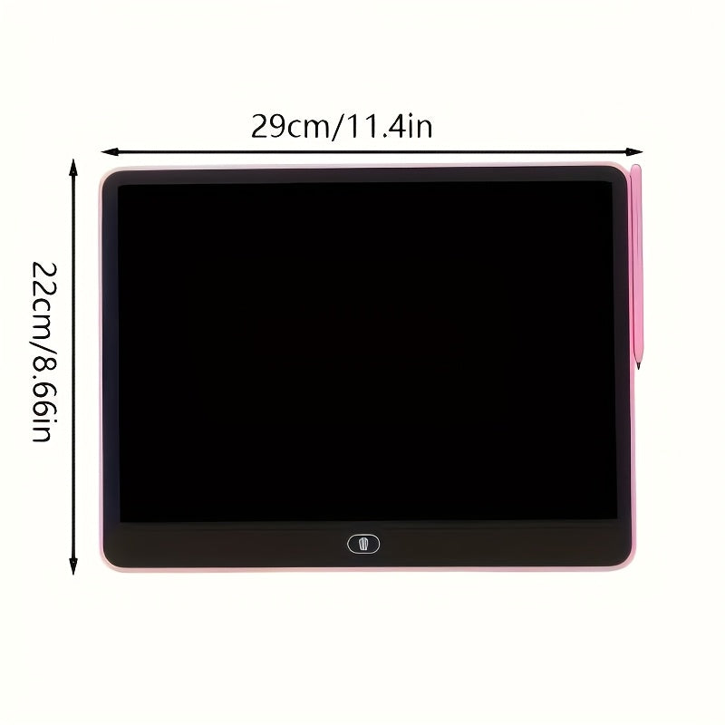 13" LCD Writing Board One Key Erase Drawing Pad Kids' Doodle Art Toy