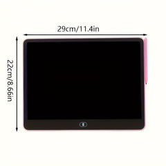 13" LCD Writing Board One Key Erase Drawing Pad Kids' Doodle Art Toy