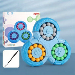 Rotating Block Toy for Stress Relief and Education