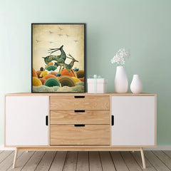 5D DIY Full Round Reindeer Diamond Painting