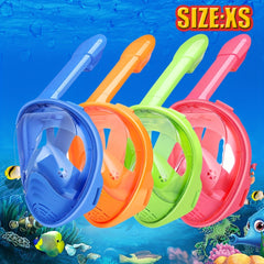 Full Face Snorkel Mask with Camera Mount Anti Fog Anti Leak