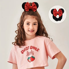 Sequin Mouse Ears Scrunchies Hair Tie Glitter Hair Accessories