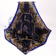 Print Square Sunscreen Bandana Scarf for Travel