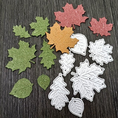 Leaves Metal Cutting Dies for Scrapbooking and Card Crafting